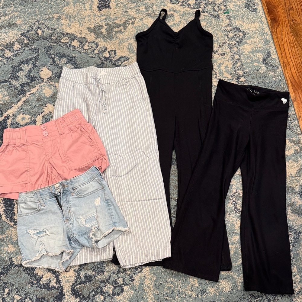 Abercrombie & Fitch girls leggings pants shorts 5/6